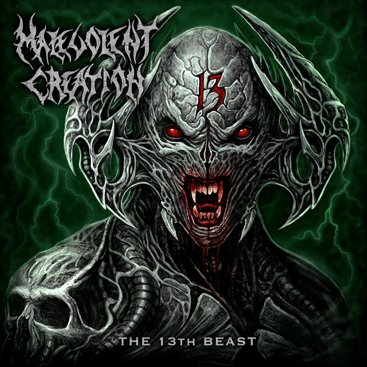 Malevolent Creation – The 13th Beast cover artwork